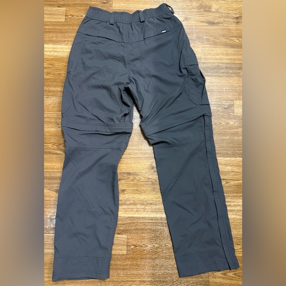 REI women’s Gray convertible hiking walking camping pants shorts nylon 28x30 EUC - Picture 9 of 12